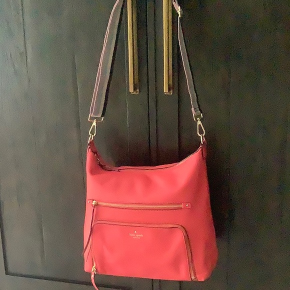 EUC Leather Kate Spade Shoulder Bag W/ 2 Straps - Picture 2 of 14